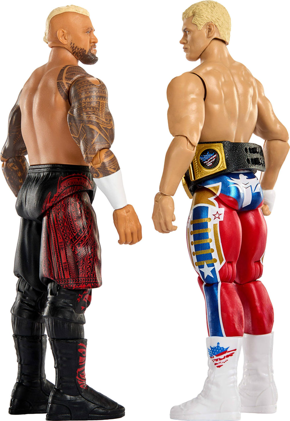 Mattel WWE Main Event Showdown TrueFX facial detail for lifelike display