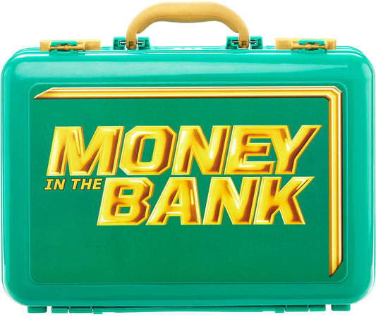 Mattel WWE Money in the Bank Carrying Case front graphic for organized display and play