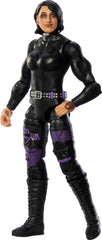 Mattel WWE Rhea Ripley figure ring gear detail for authentic look.