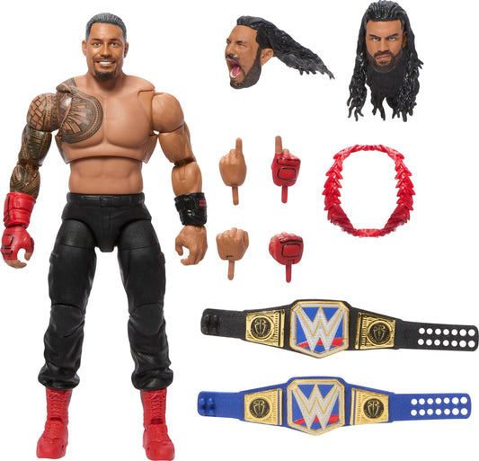 Mattel WWE Roman Reigns Ultimate Edition figure in 6-inch pose-ready form for action