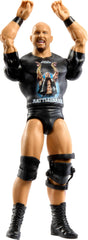Mattel WWE Stone Cold Steve Austin ring gear detail and authentic wrestling apparel.