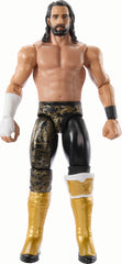 Mattel WWE Top Picks Seth Rollins 6-inch figure front view for compact display.