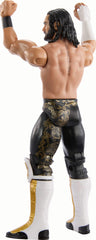 Mattel WWE Top Picks Seth Rollins packaging display suitable for shelf showcasing.