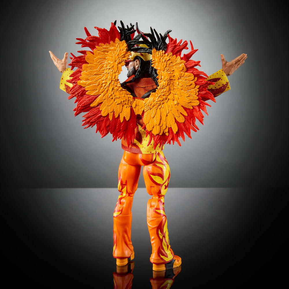 Mattel Seth Rollins authentic attire recreates iconic WWE moments.