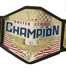 Mattel WWE United States Championship belt shows a leather-like strap for comfort
