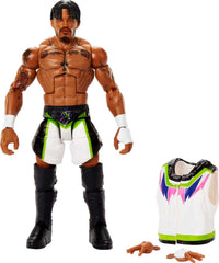 Mattel WWE Wes Lee Elite 6-inch figure in dynamic pose highlighting articulation for authentic action