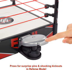 Mattel WWE Wrekkin Kickout Crane lifts action above the ring for dramatic entrances