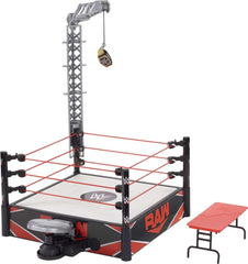 Mattel WWE Wrekkin Kickout Ring Stand enhances dramatic in-ring battles for kids