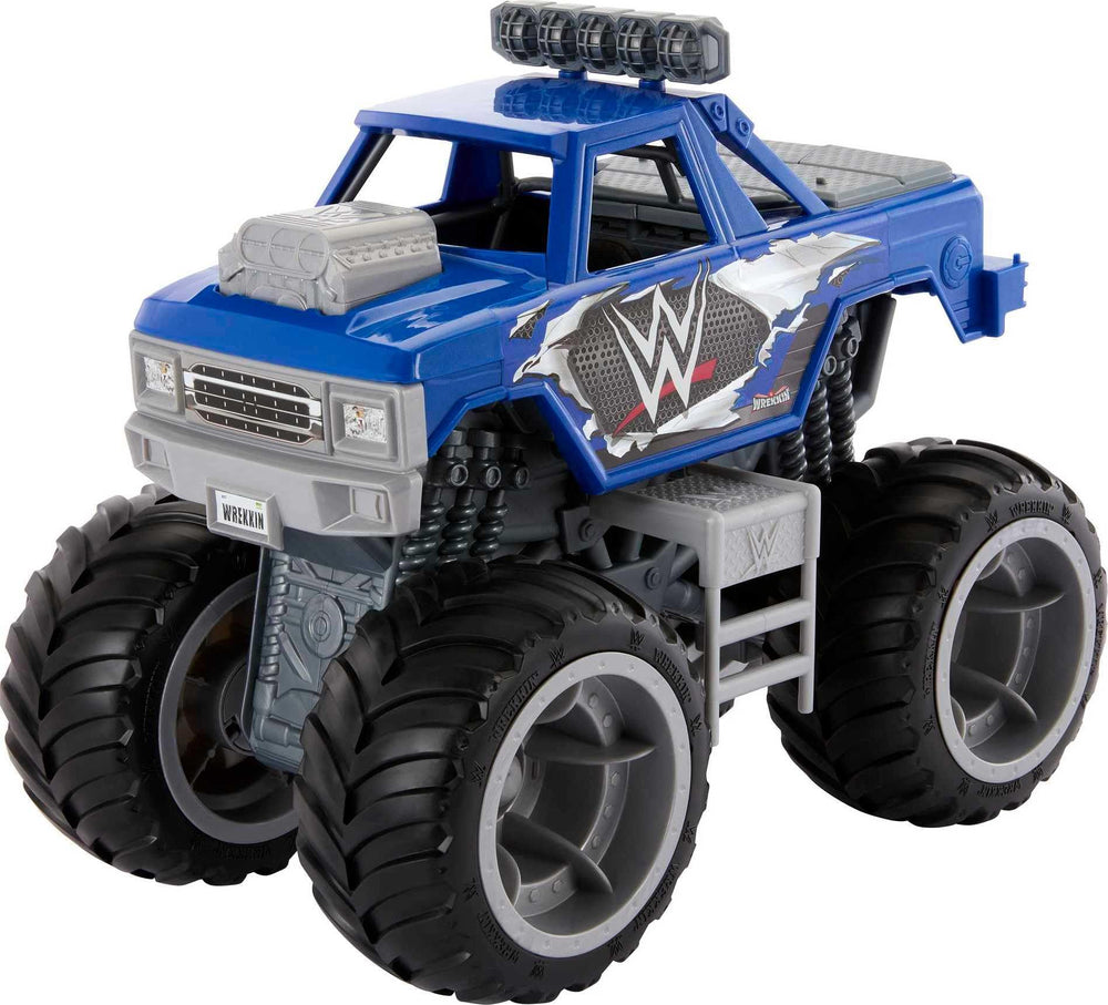 Mattel WWE Wrekkin Slam Crusher with 8 breakaway pieces in action for dramatic play
