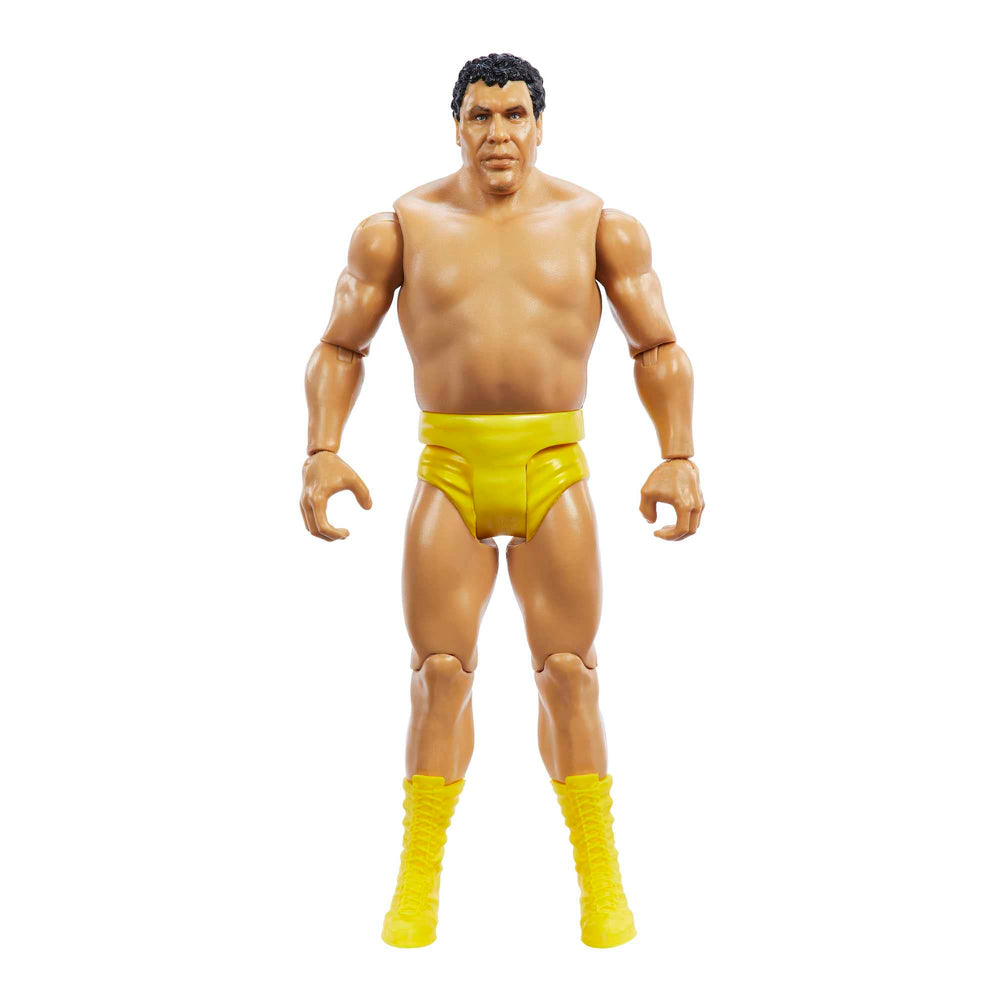 Mattel WWE Andre the Giant figure front view with TrueFX detail for lifelike display