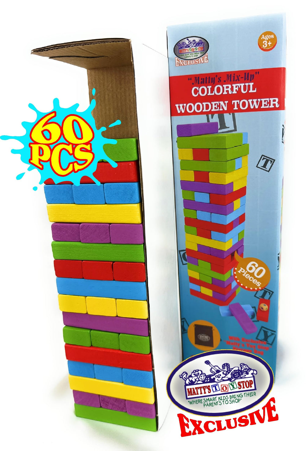 Matty's Mix-Up tower-height stands tall for dramatic balance tests.