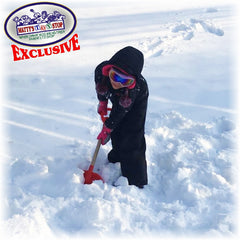 Matty's Toy Stop plastic scoop with thick edge for easy snow gliding