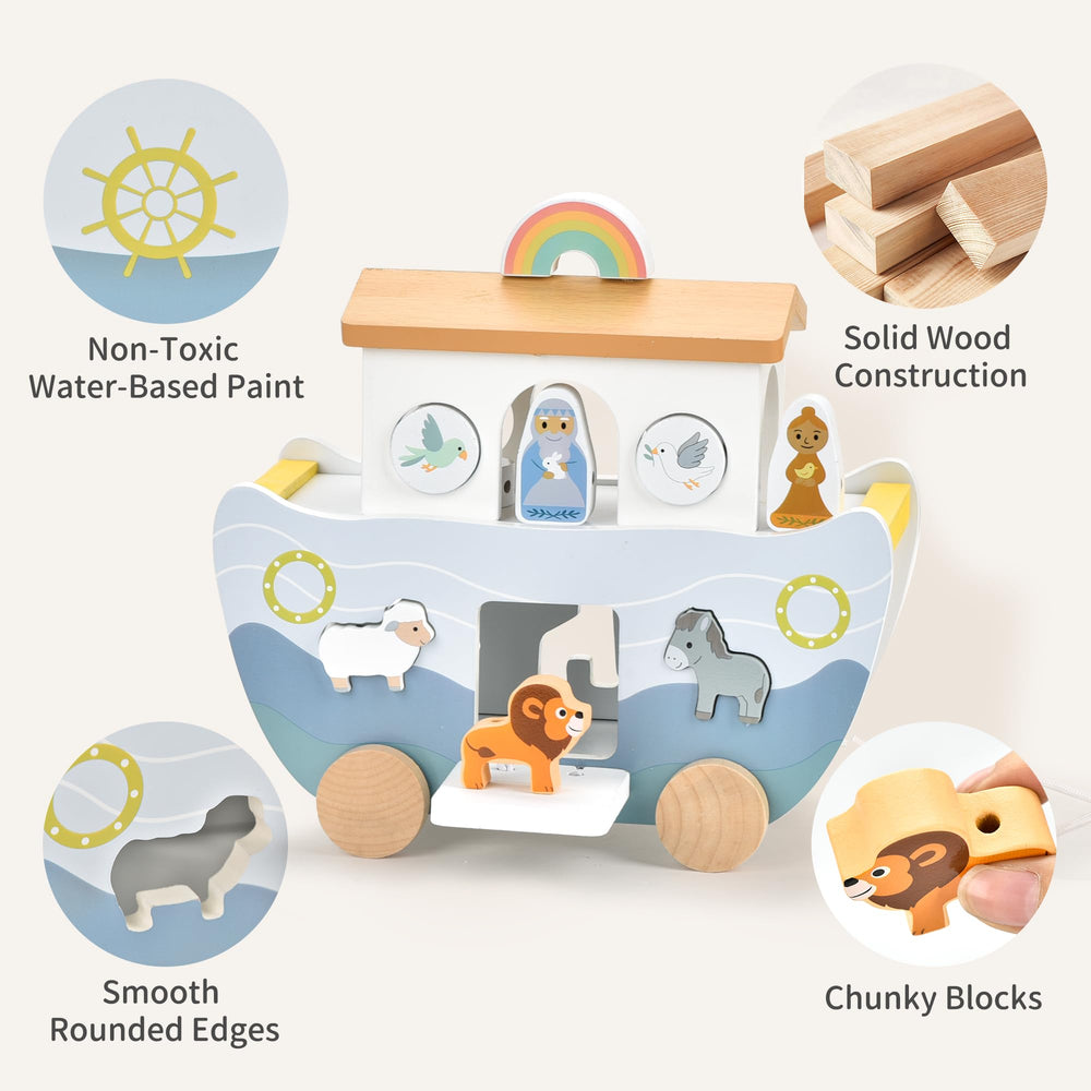 Mauzutta Montessori-inspired sorting helps kids match animals and build fine motor skills.