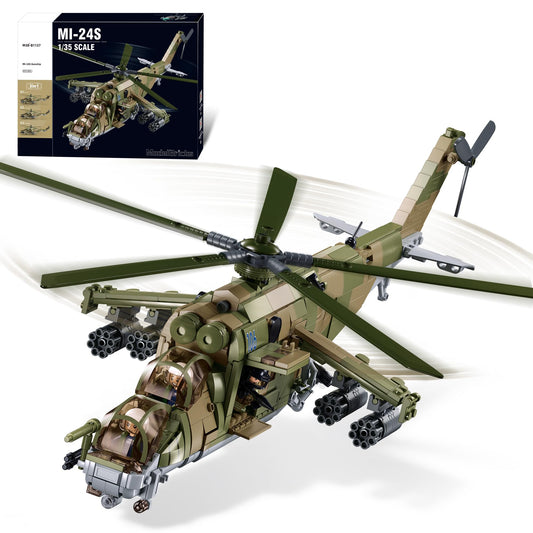 Mavo Brix MI-24S cockpit detail enhances realism for display and play