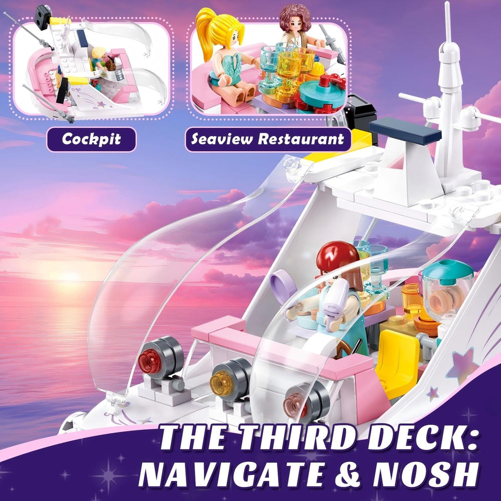 Mavo Brix Pink Yacht banana boat adds seaside adventures.