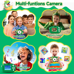 MAVOKIS kids camera in-use shot, designed for durable everyday adventures.
