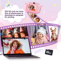 MAVOKIS Kids Camera stickers and frames spark creative photo ideas.