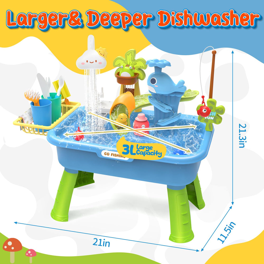 Max & Deril dishwashing area helps kids practice organization and responsibility