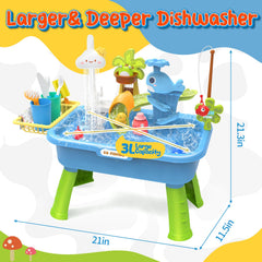 Max & Deril dishwashing area helps kids practice organization and responsibility