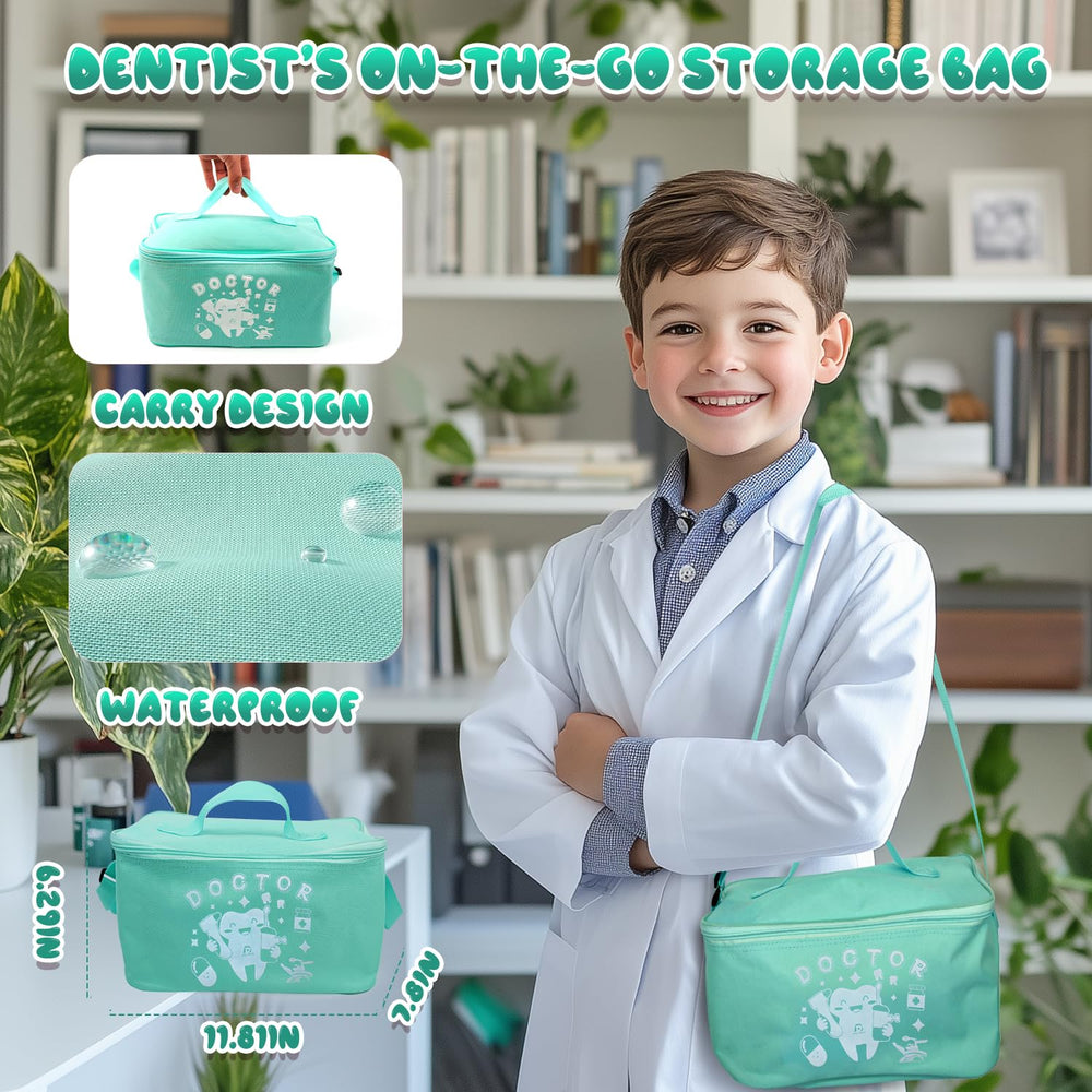 Max & Deril teeth models help demonstrate dental checks during play