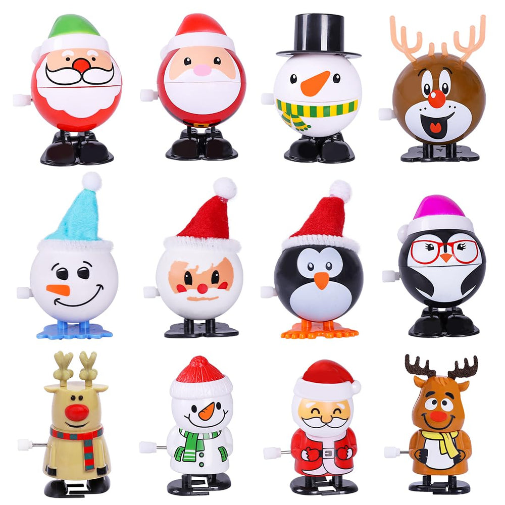 Max Fun wind-up bell toy jingles while moving, ideal for holiday surprises.
