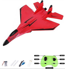 MAXBECK Su-35 RC Plane with LED lights for night visibility.