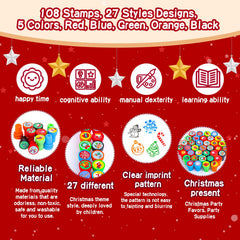 Max Fun Christmas stamps Santa motif ideal for kids' cards and crafts