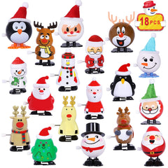 Max Fun wind-up reindeer toy ideal for stocking stuffers and festive decor.
