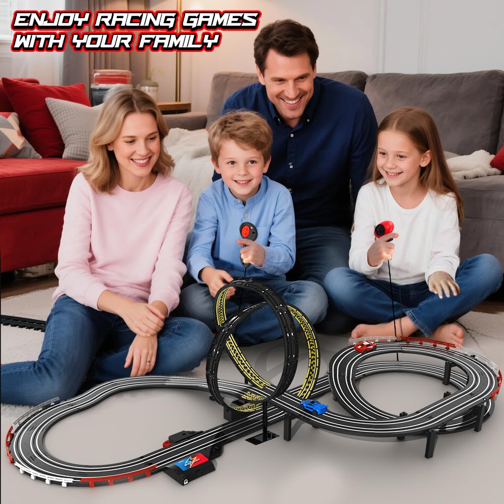 Maxiryx Slot Track Set dual power supply for flexible racing indoors outdoors