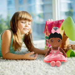 Doll dimensions 17.3 inches tall, perfect size for kids to hold