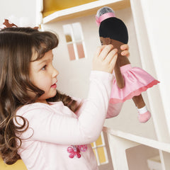 Soft plush fabric and PP cotton filler provide a cozy snuggle feel