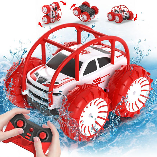 MaxTronic Amphibious RC car showcases waterproof design for water play