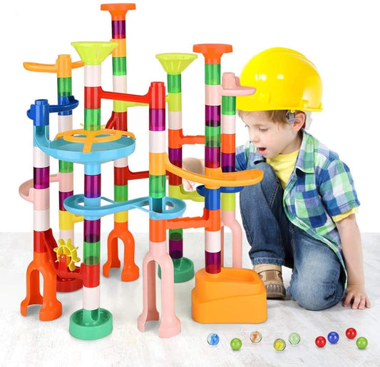 MaxTronic Marble Run 75-parts kit sparks creativity and hands-on building.