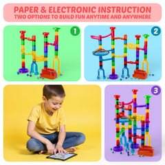 MaxTronic Marble Run Kit gift-packaging ready, ideal for gifting.