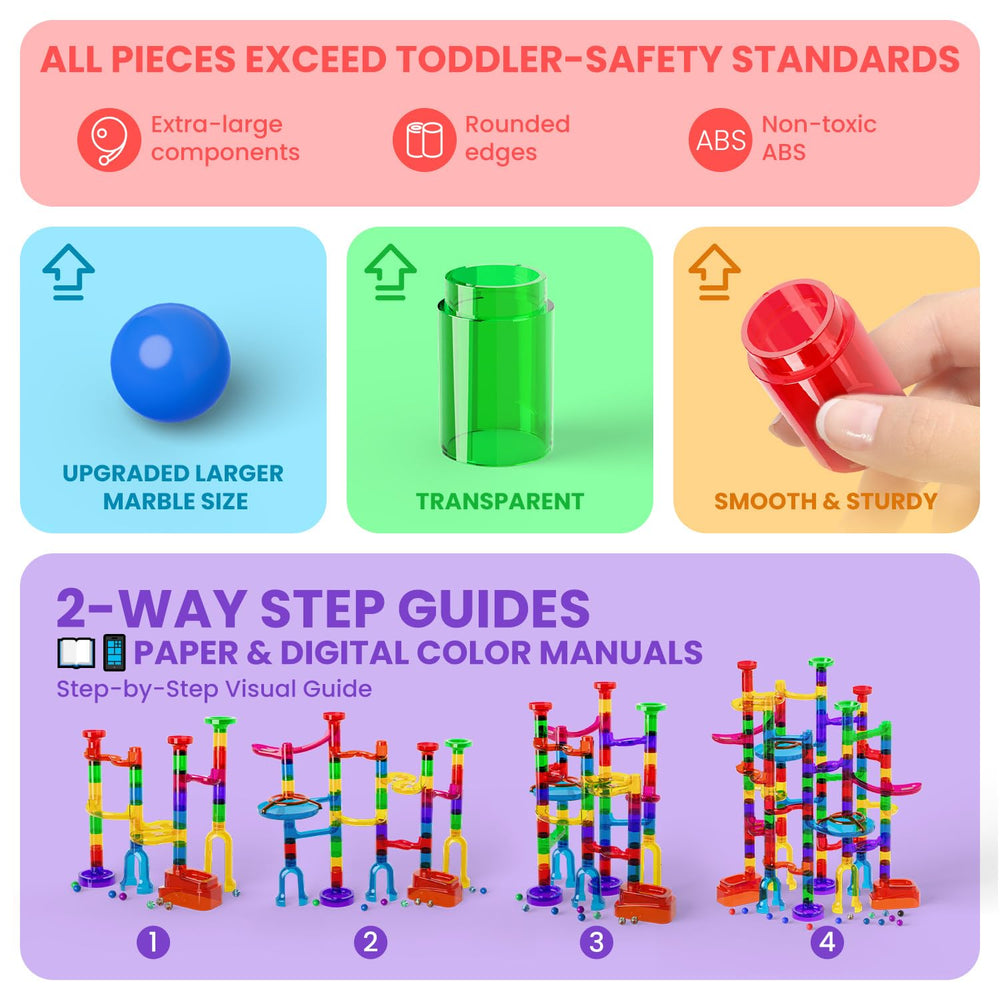 MaxTronic Marble Run packaging ready gift box for holidays or birthdays