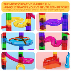 MaxTronic Marble Run transparent parts for clear marble tracking