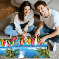 MAXZN large 39x28 inch finished puzzle size for striking wall display.