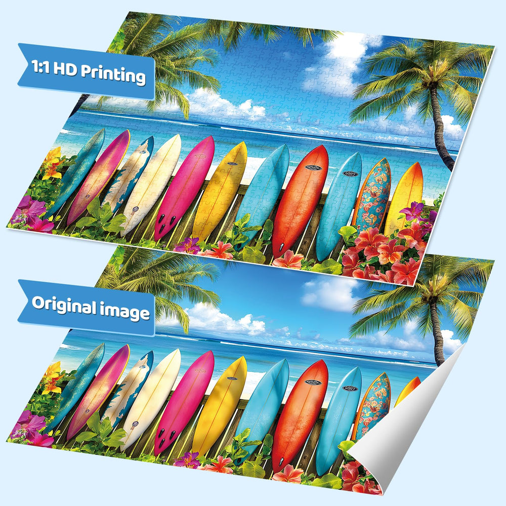 MAXZN non-toxic inks ensure safe family puzzle activity.