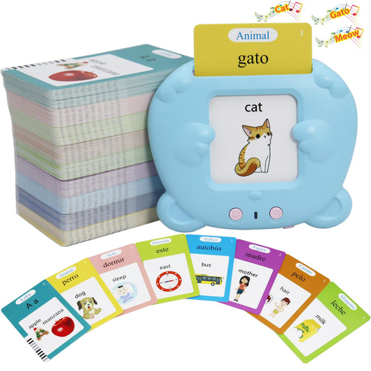 MAYAPHILOS bilingual flash cards with Spanish-English practice for kids