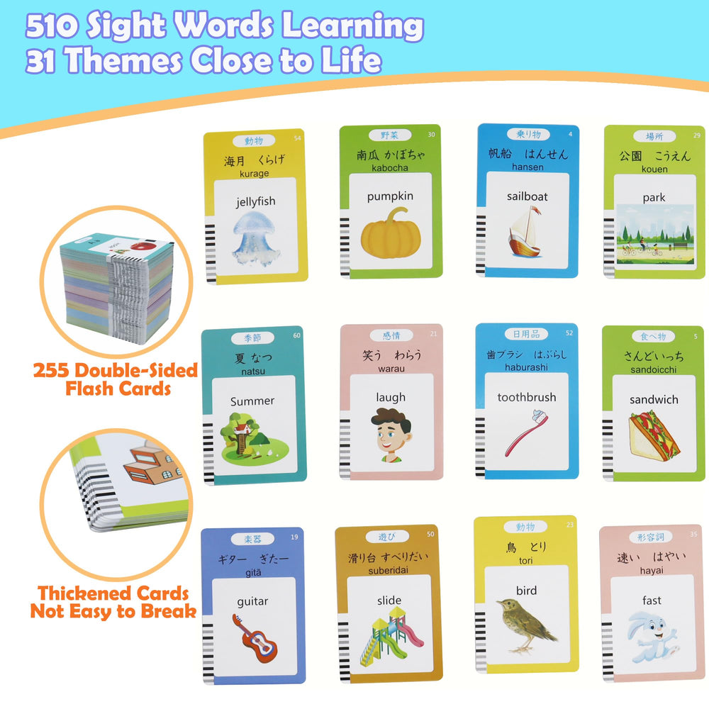 MAYAPHILOS flash card reader shown with cards enabling interactive pronunciation