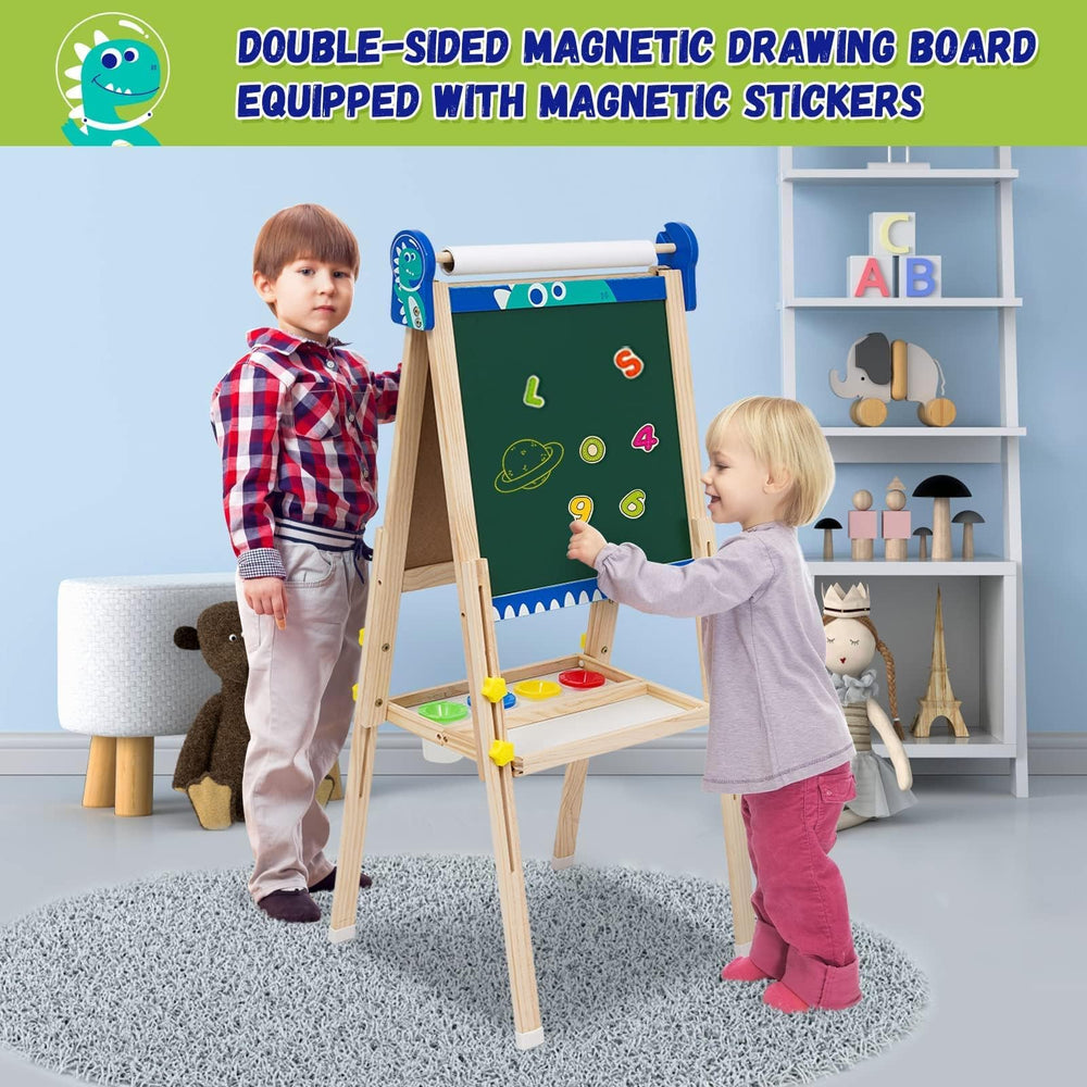 Maycoly kids easel non-slip feet prevent sliding during use