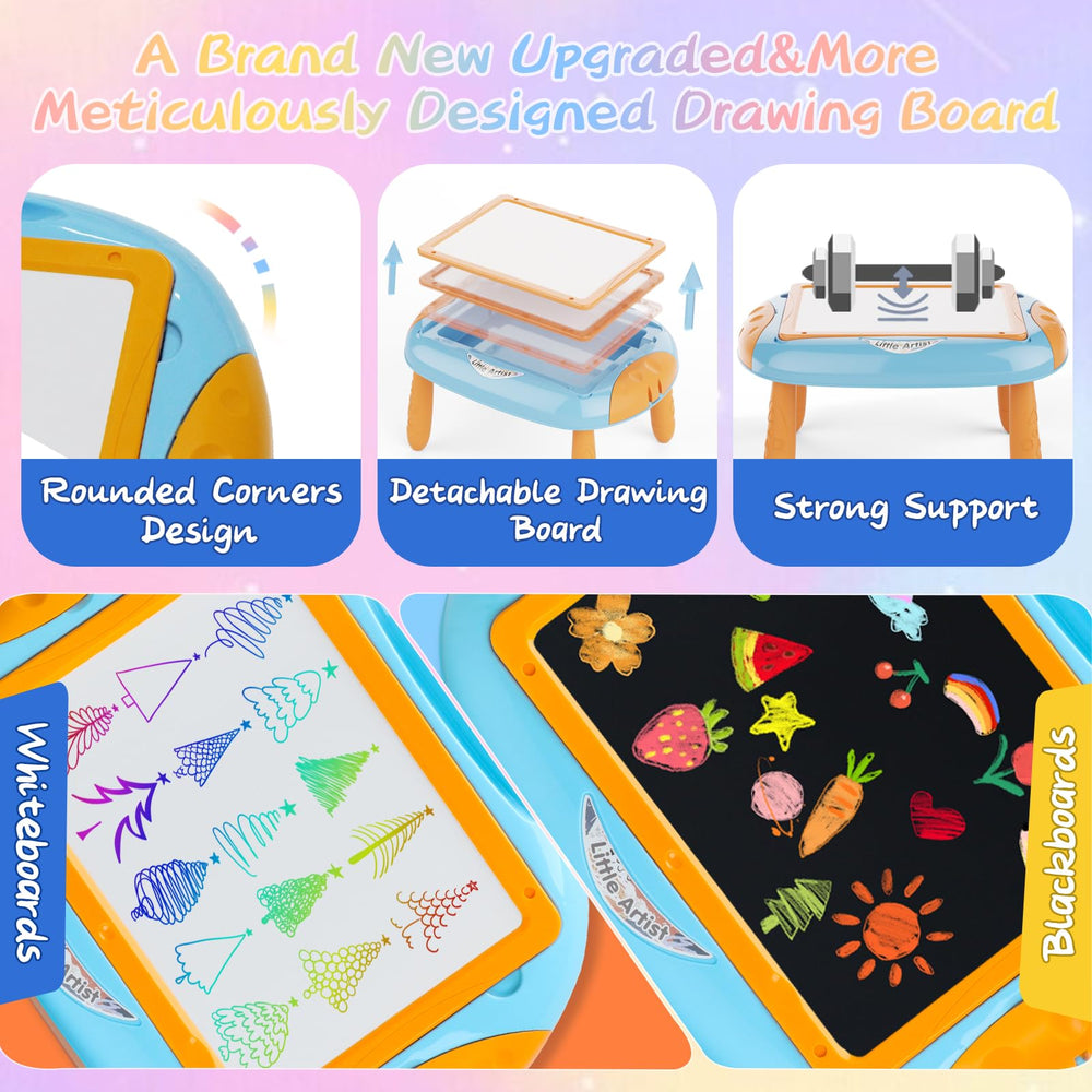 MAYESAR accessories pack with chalks, pens, and templates for learning