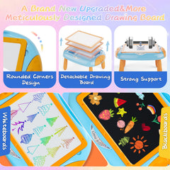MAYESAR accessories pack with chalks, pens, and templates for learning