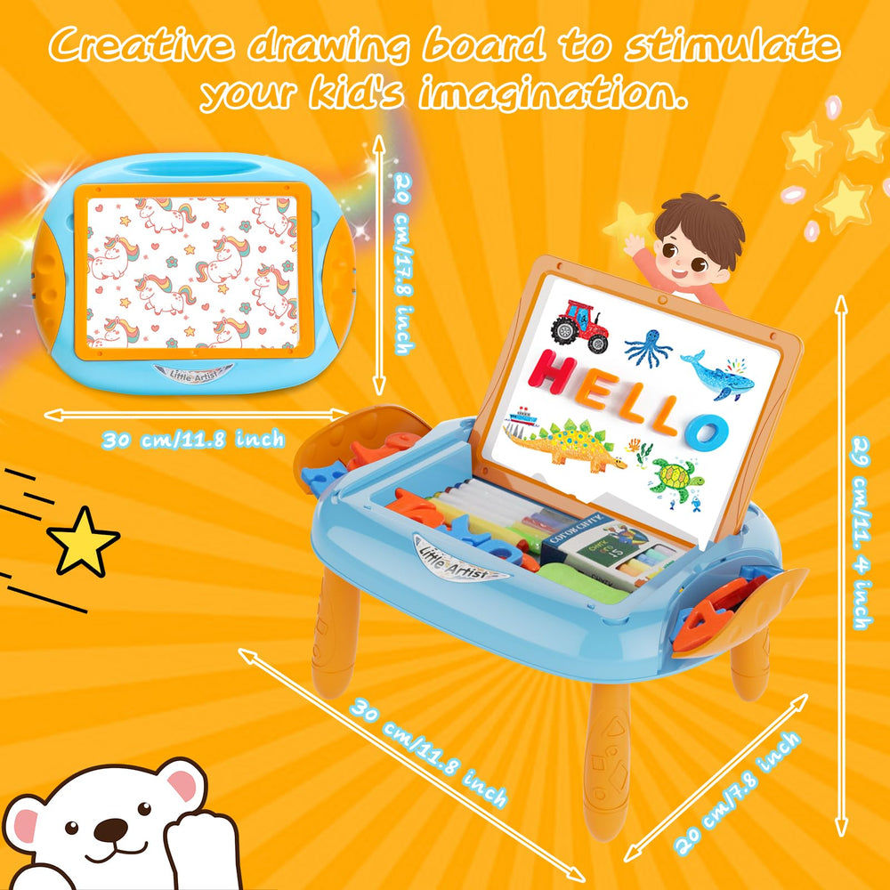 MAYESAR double-sided whiteboard for drawing and math exploration