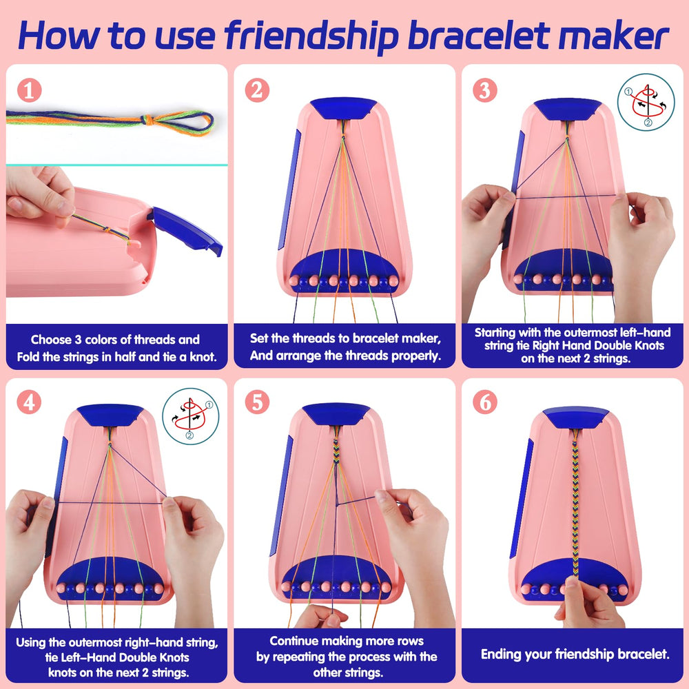 Maynacs clip-and-slots system holds threads neatly for crafting