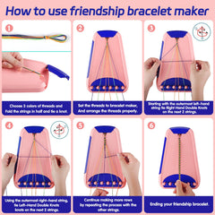 Maynacs clip-and-slots system holds threads neatly for crafting