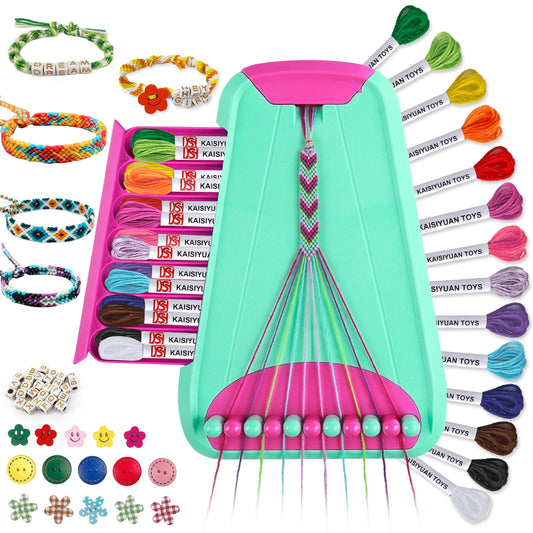 Maynacs green rose bracelet maker helps kids craft unique designs.