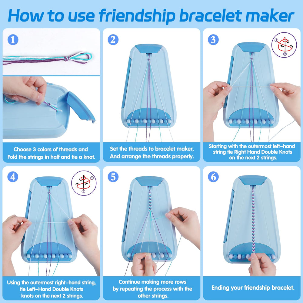 Maynacs non-slip pads keep the workspace steady during bracelet making.
