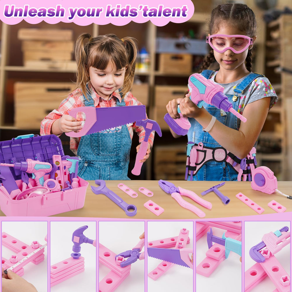 Maysida adjustable tool belt fits kids comfortably for portable DIY fun