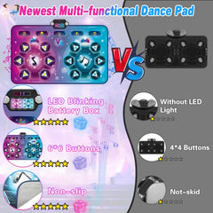 Maysida Dance Mat easy-clean surface supports quick tidy-ups after active sessions.